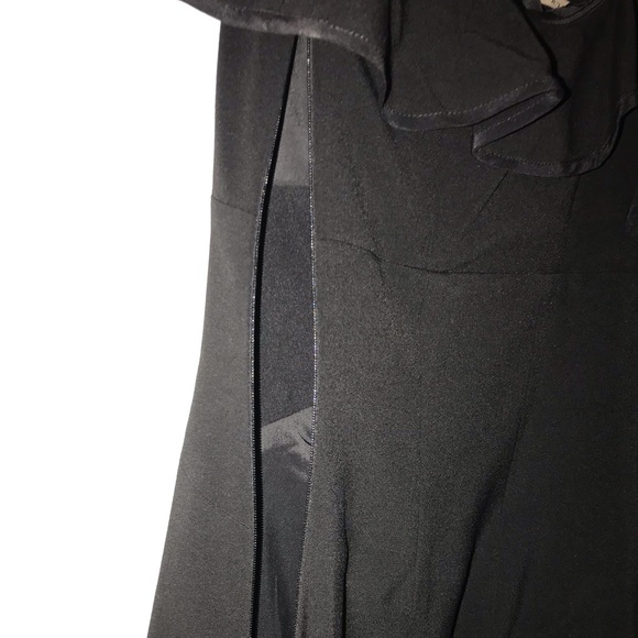 One shoulder Black Halo little black dress - Picture 7 of 7